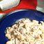 Макароны со сливками и грибами