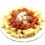 Ригатони с чоризо и томатами