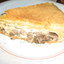 пирог с грибами и сыром