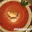 Холодный суп из клубники с фисташковым ликёром