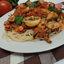 Спагетти с морепродуктами и соусом Фра-Дьяволо