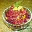 Салат из свёклы двух видов – варёной (или печёной) и сырой