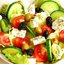 Греческий салат с мятой