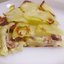 Картофельный торт с ветчиной, сыром и луком