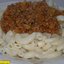 Макароны с мясом и помидорами