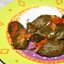 Долма из маринованых виноградных листьев с говядиной