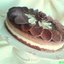 Торт шоколадно сырный