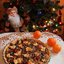 Рождественский пирог с орехами, сухофруктами, мандаринами и алкогольными нотками