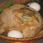 Яйцо динозавра (цыпленок в соленом тесте)