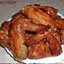 Крылья запеченные, в медово-имбирном маринаде