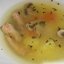 Уха из горбуши с грибами