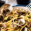 Спагетти с морскими мидиями