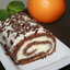 Шоколадно-апельсиновый рулет