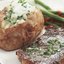 Печеный картофель со стейками