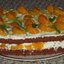 Пирожное с мандаринами