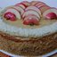 Яблочный торт с карамельным баварским муссом с корицей