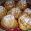 Булочки из заварного теста с творогом