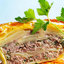 Слоеный пирог с картофелем и говяжьим фаршем