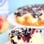 Пирог с яблоками и черникой