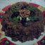 Пикантная рисовая запеканочка с куриной печенью и черносливом