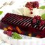 Желе с ягодами и персиками