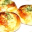 Чесночные булочки с зеленью