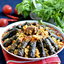 Плов с долмой (голубцами из виноградных листьев)