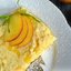 Манная запеканка с персиками