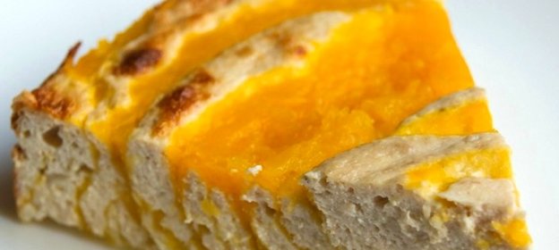 Творожная запеканка с тыквой