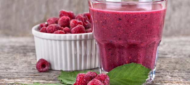 Малиново-капустный смузи