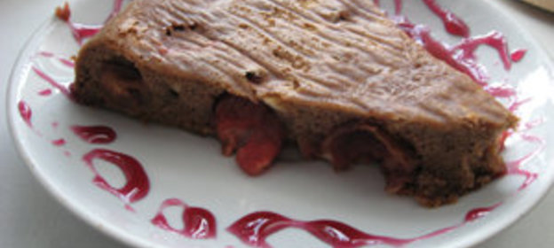 Le biscuit de chocolat la cerise(Шоколадный бисквит с вишней)Дуэль:)