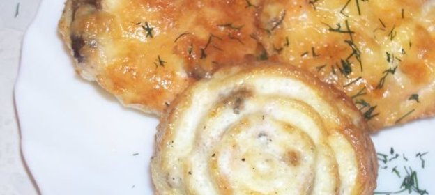 Картофельные клецки в говяжьем бульоне