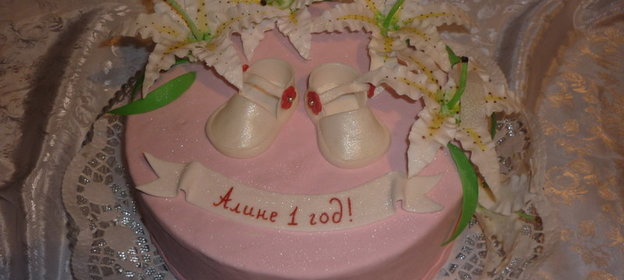 Именинный шоколадный торт