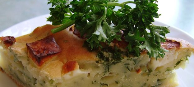 Feta - запеканка ароматная с петрушкой и базиликом