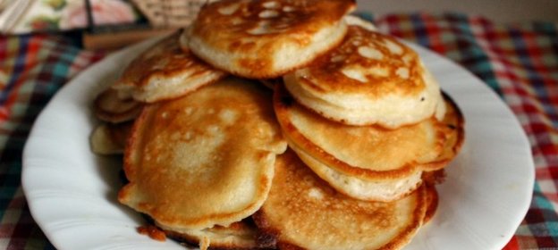 Оладьи на ряженке