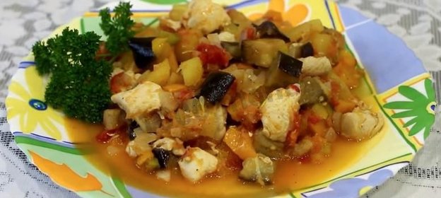 Рататуй с мясом