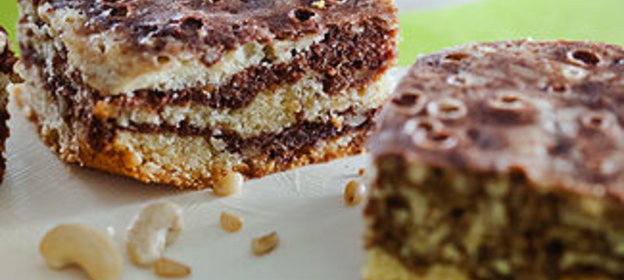 Кекс «Зебра» в мультиварке