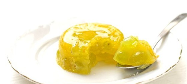 Желе лимонное на сахарине