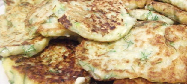 Кабачковые оладьи