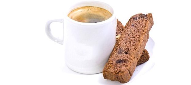 Шоколадно-апельсиновые бискотти с имбирными цукатами