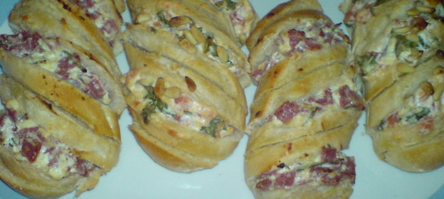 Фаршированный багет