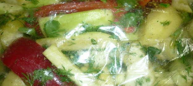 овощи запеченные в рукаве(вариант)