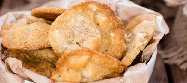 Ореховое печенье с белым шоколадом