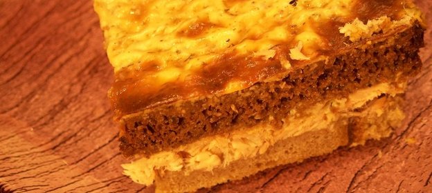 Запеканка из хлеба и лосося Ассорти