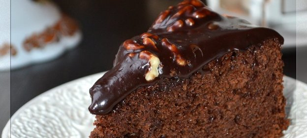 Шоколадно-банановый торт для моей прекрасной подруги:)