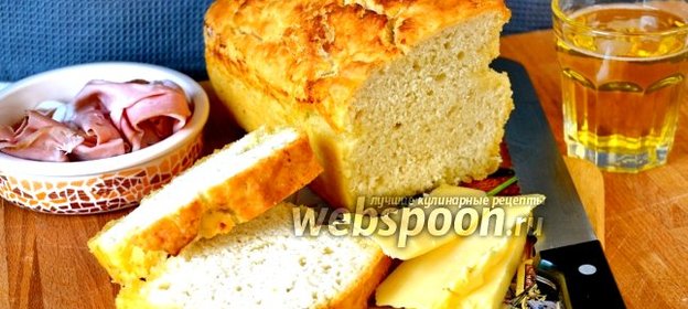 Хлеб на пиве со сливочным маслом