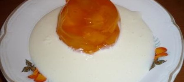 Амброзия из маскарпоне с мандариновым желе