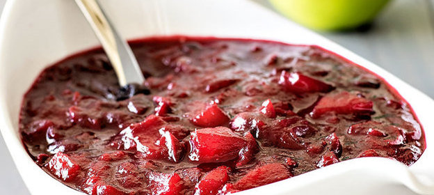 Клюквенный соус с апельсином и корицей