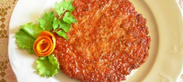 Мясная лепешка