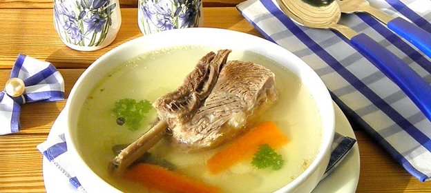 Мясной бульон в мультиварке